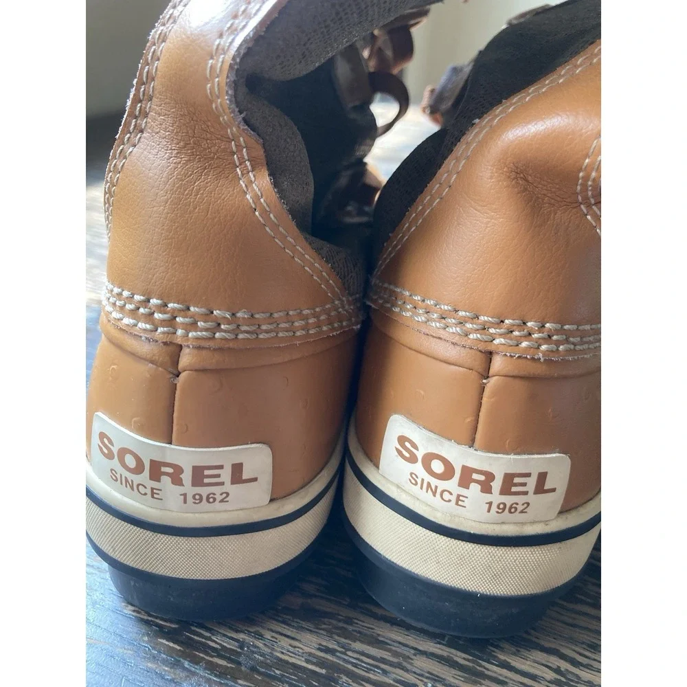 Sorel Womens Size 9 Joan Of Arctic Brown Tall Waterproof Winter Snow Boots
